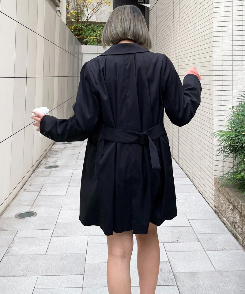 バックベルトテーラージャケット 詳細画像 ブラック 3