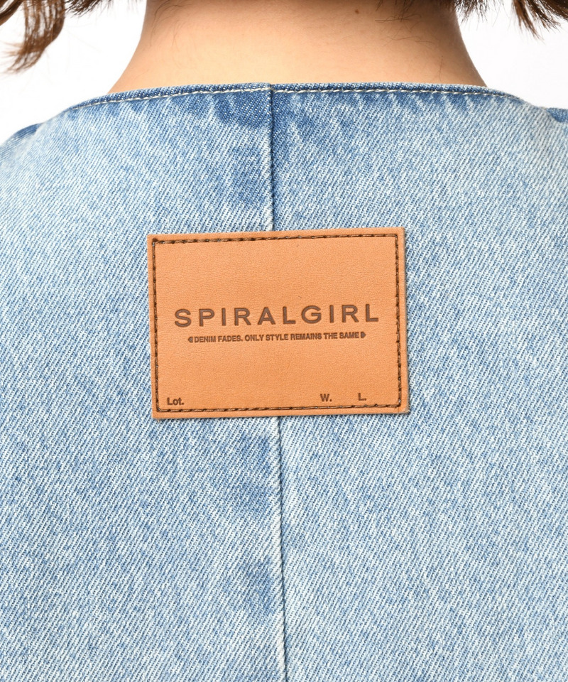 デニムベストワンピース 詳細画像 デニムブルー 6