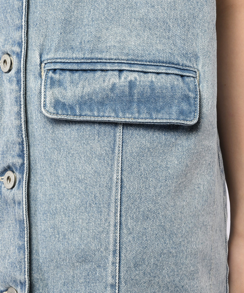 デニムベストワンピース 詳細画像 デニムブルー 7