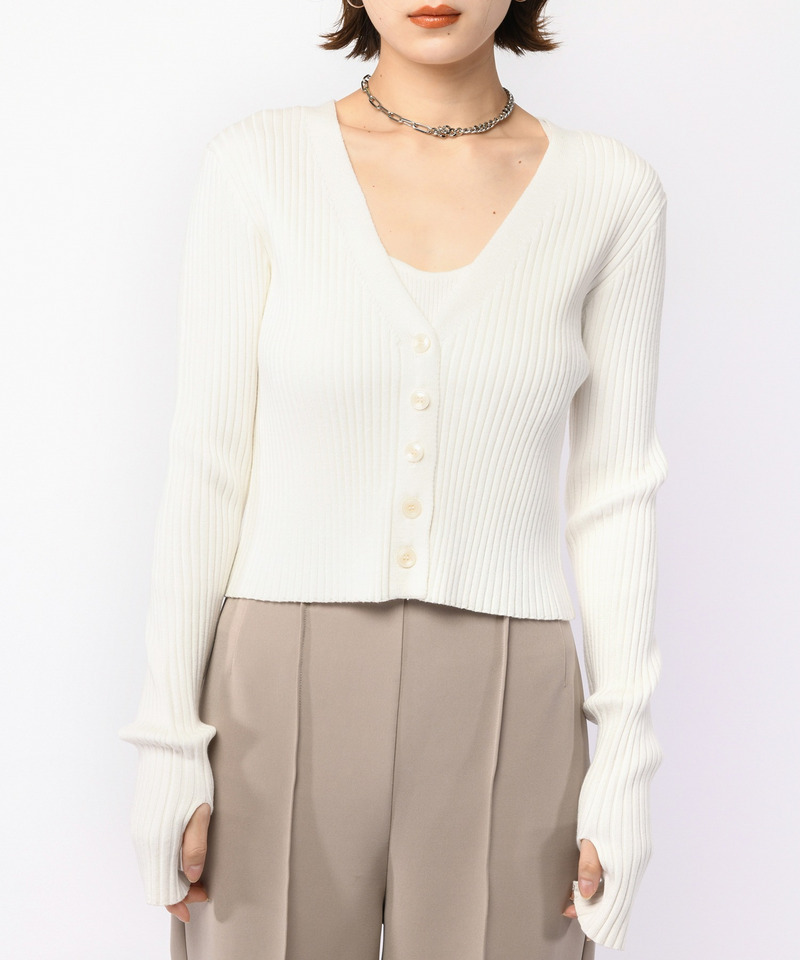 クロスストラップキャミアンサンブル 詳細画像 ブラック 4