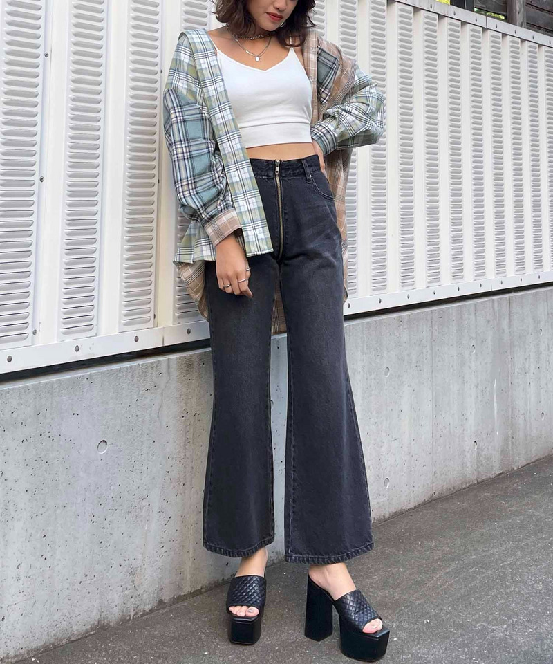 ミックスチェックシャツ 詳細画像 グリーン系 14