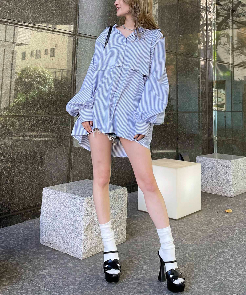 マルチwayブラウス 詳細画像 ブルー系 16