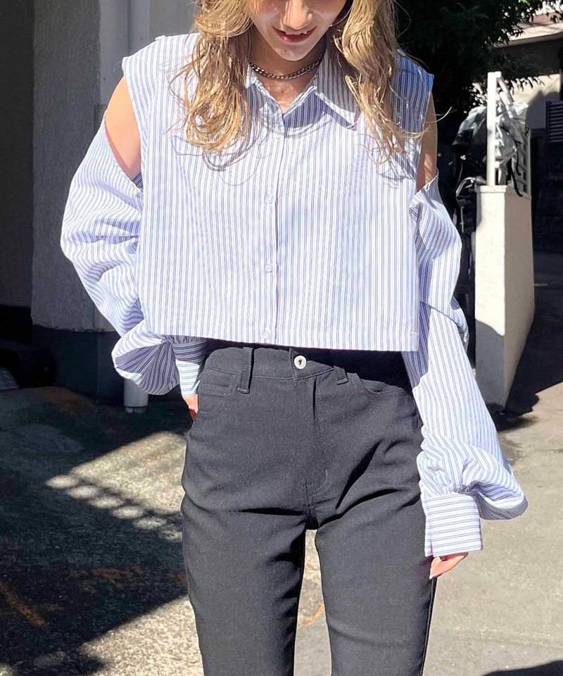 マルチwayブラウス 詳細画像 ブルー系 21