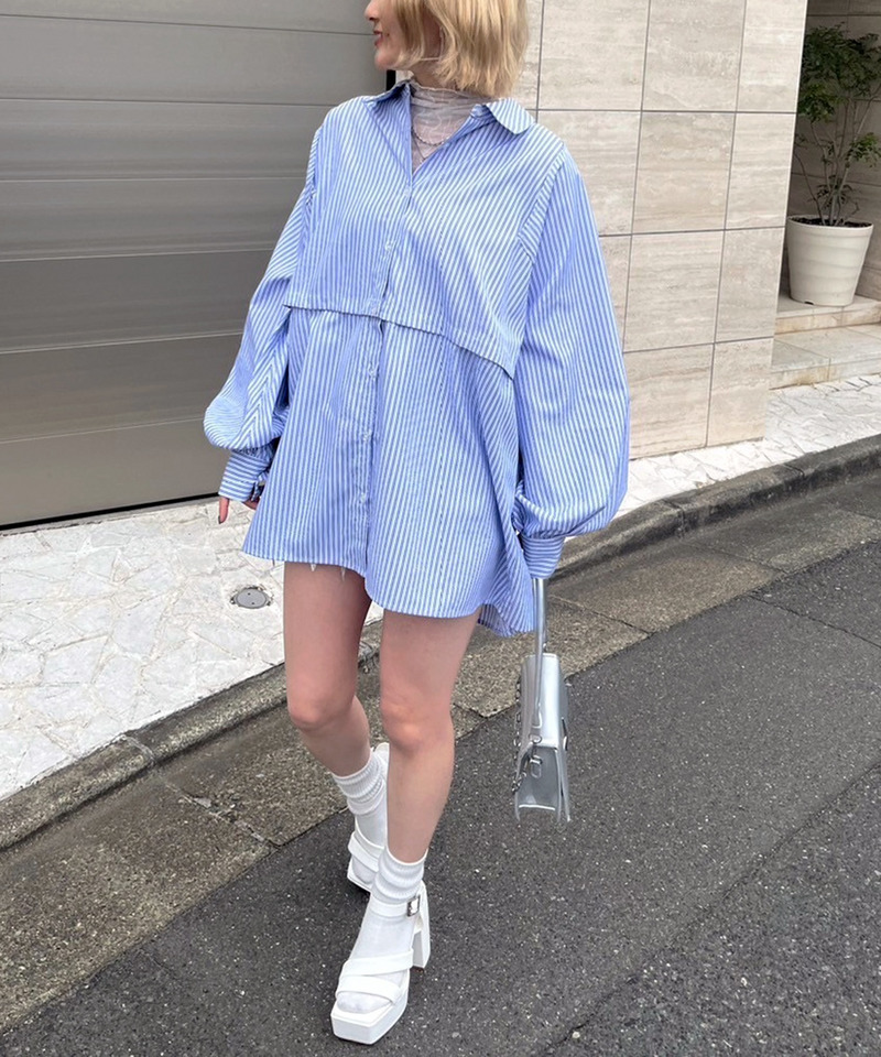 マルチwayブラウス 詳細画像 ブルー系 22