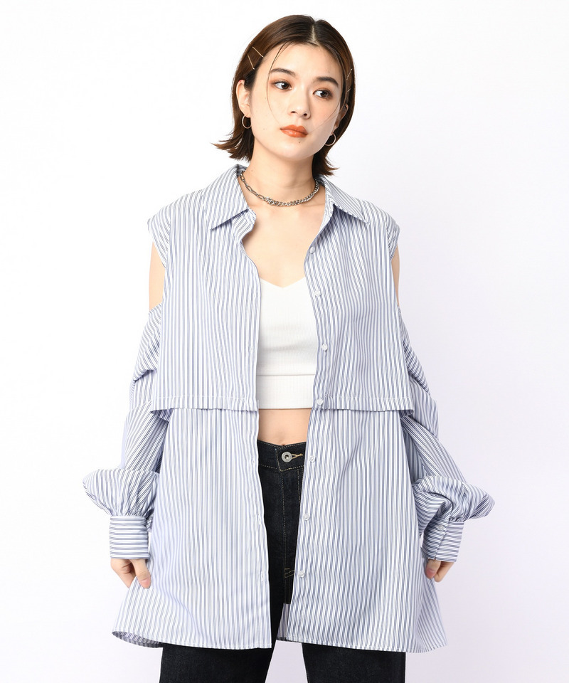 マルチwayブラウス 詳細画像 ブルー系 4