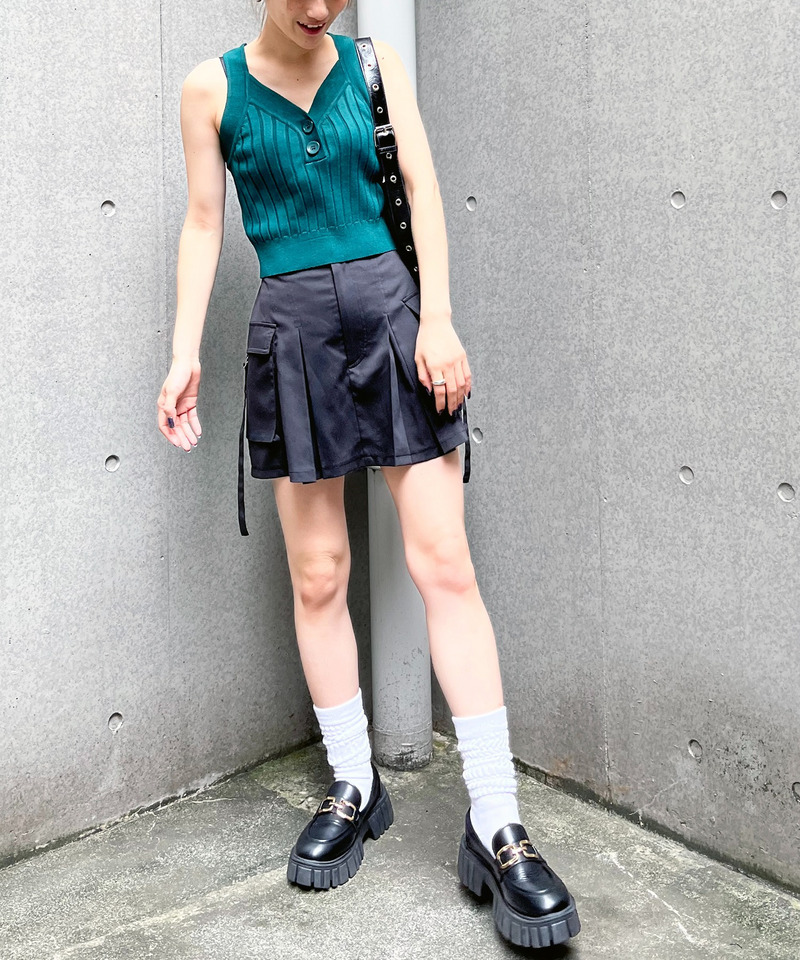 アメスリワイドリブタンク 詳細画像 グリーン 2