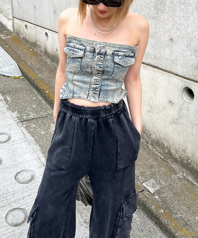 デニムビスチェオールインワン 詳細画像 デニムブルー 13