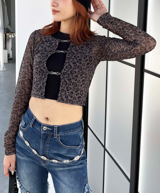 プリントデザインシアートップス