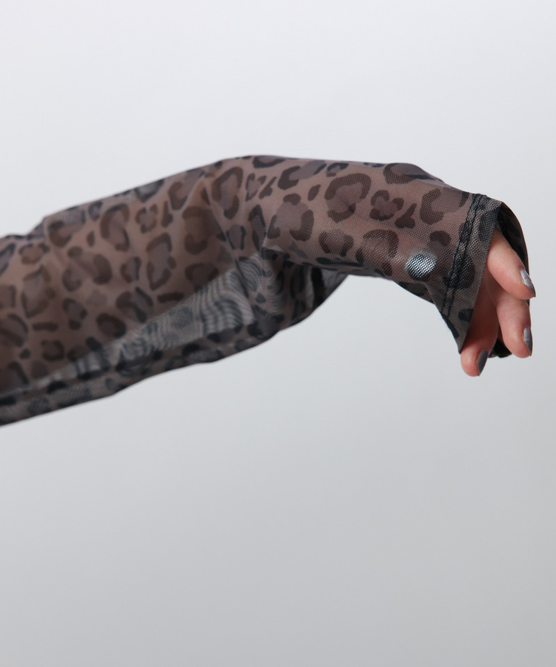 プリントデザインシアートップス 詳細画像 ブラウン系 8