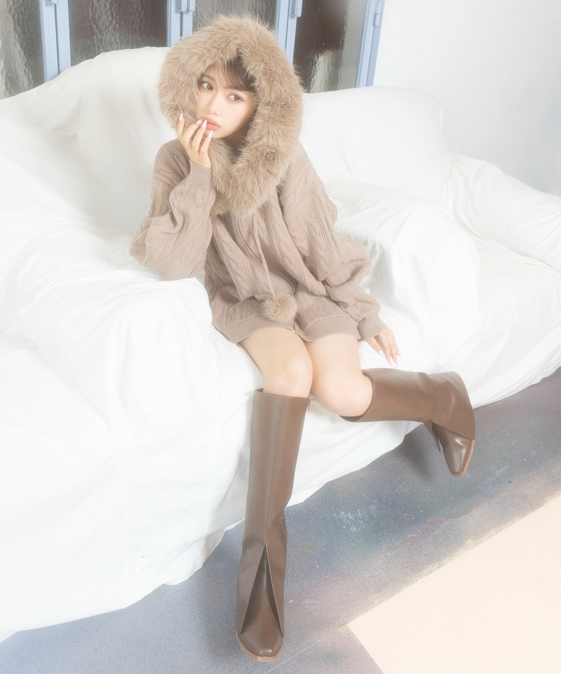 カバーロングブーツ 詳細画像 ブラウン 17