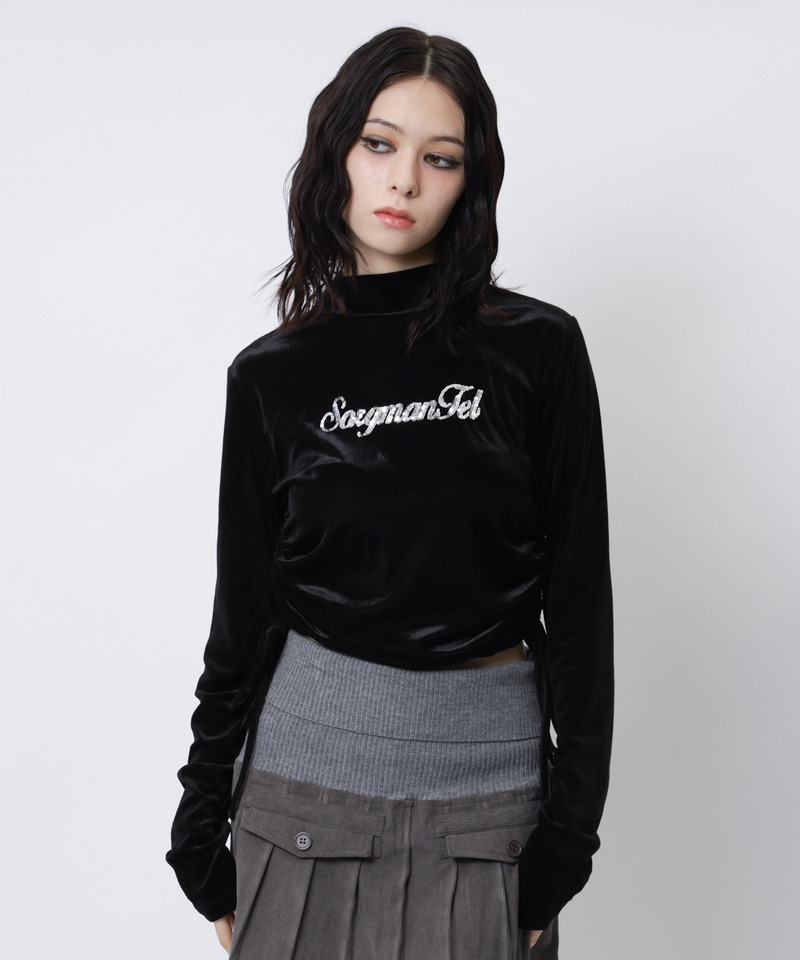 ベロアトップス 詳細画像 ブラック 7