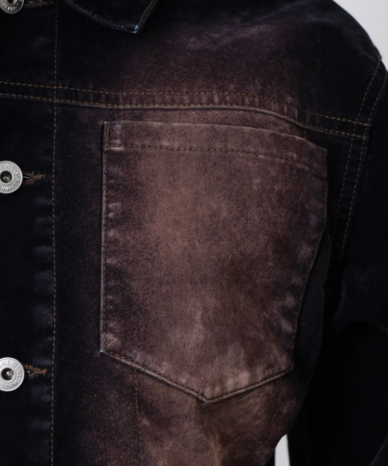 ベロアデニムジャケット 詳細画像 ネイビー 16