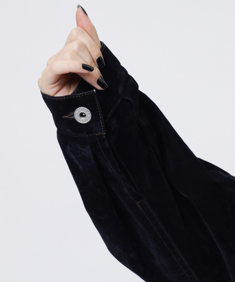 ベロアデニムジャケット 詳細画像 ネイビー 17