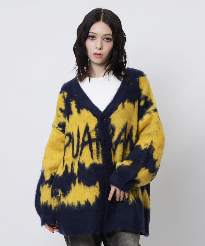 配色ミドルカーデ 詳細画像 イエロー 13