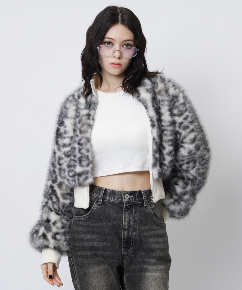 レオパファーブルゾン 詳細画像 ホワイト 16