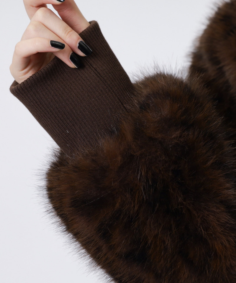 レオパファーブルゾン 詳細画像 ブラウン 16