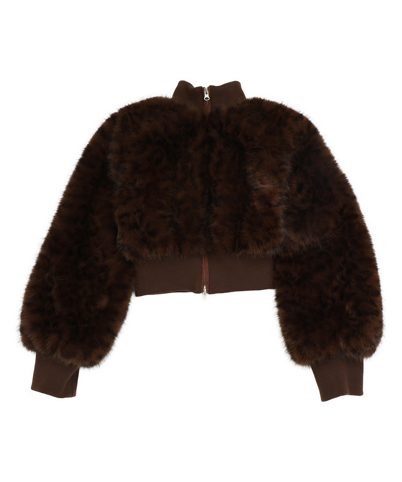 レオパファーブルゾン 詳細画像 ブラウン 17