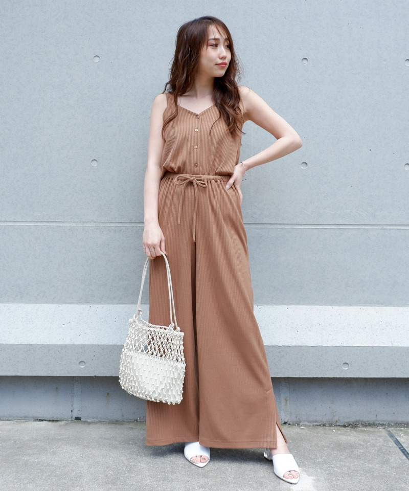 カットリブオールインワン 詳細画像 ベージュ 2