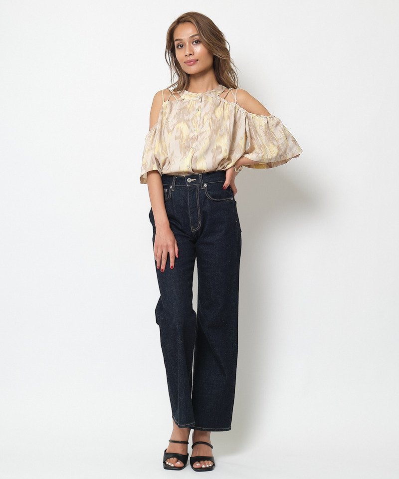 クロスショルダーシャツ 詳細画像 イエロー系 2