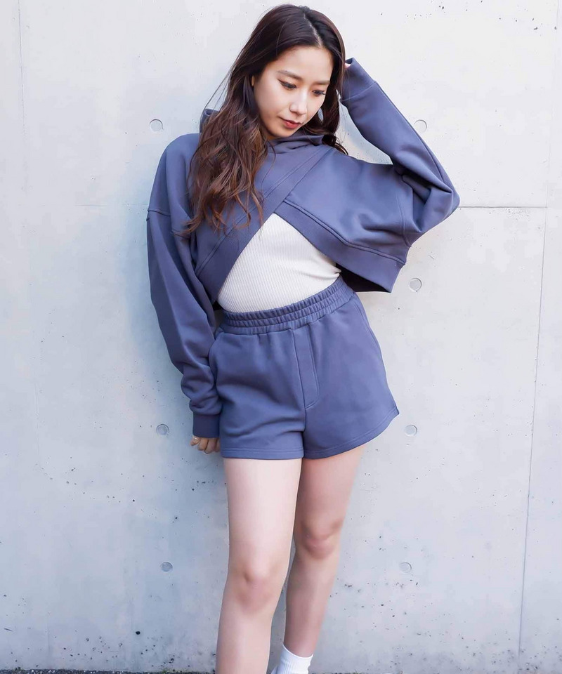 スウェットショートパンツ 詳細画像 ネイビー 4