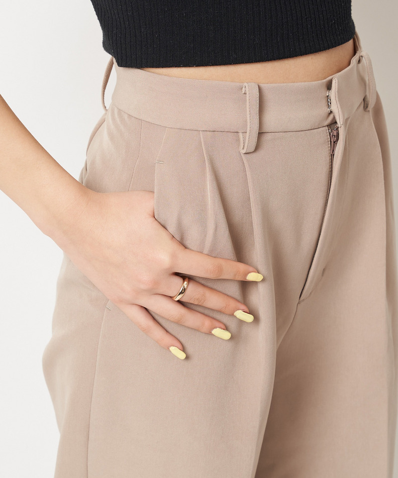 ベーシックタックパンツ 詳細画像 ベージュ 9