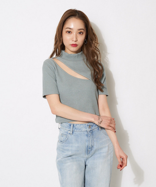 プチハイアシメリブトップス 詳細画像