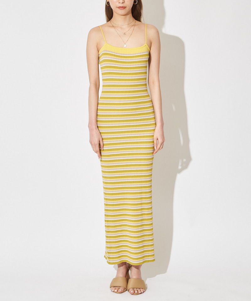 アンサンブルニットキャミワンピース 詳細画像 ボーダー 11