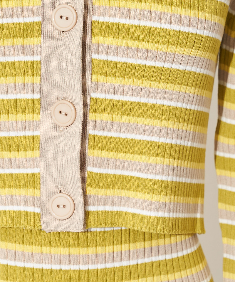 アンサンブルニットキャミワンピース 詳細画像 ボーダー 9