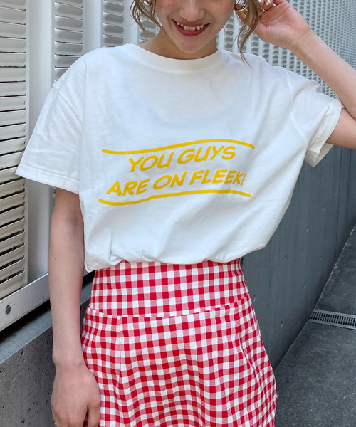 ロールアップロゴTシャツ 詳細画像