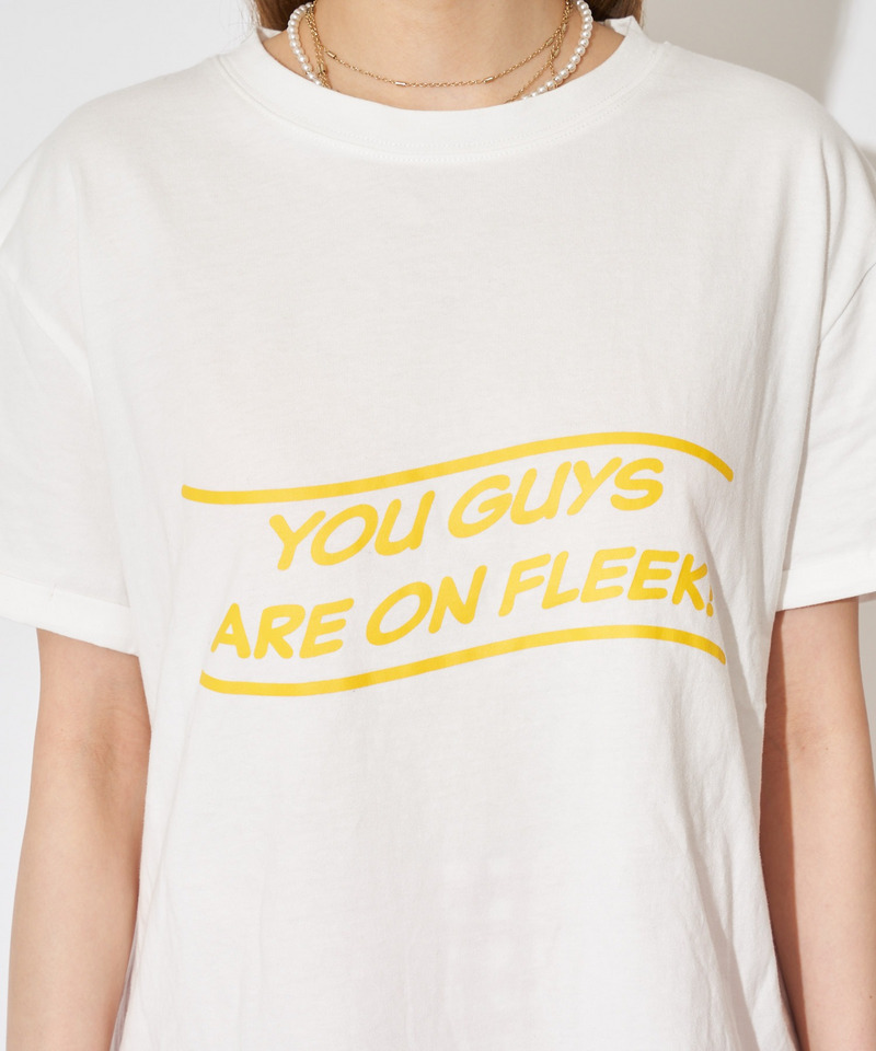 ロールアップロゴTシャツ 詳細画像 オフホワイト 10