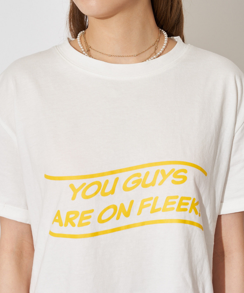 ロールアップロゴTシャツ 詳細画像 オフホワイト 7