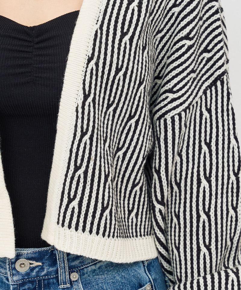 配色ショートボレロ 詳細画像 オフホワイト系 7