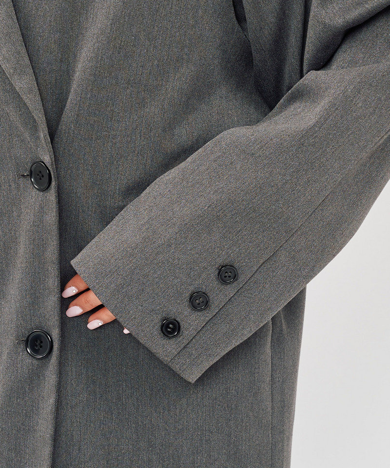 2wayダブルボタンルーズジャケット 詳細画像 グレー 12