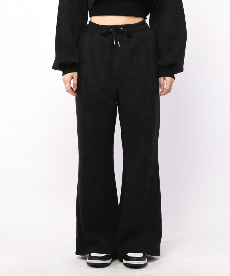 キルティングフレアパンツ 詳細画像 ホワイト 5