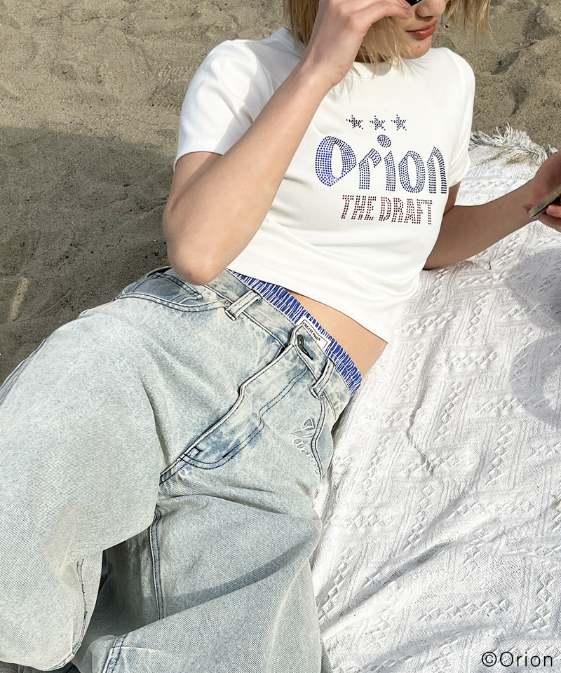 【Orion/オリオン】ラインストーンちびTシャツ 詳細画像 ホワイト 6