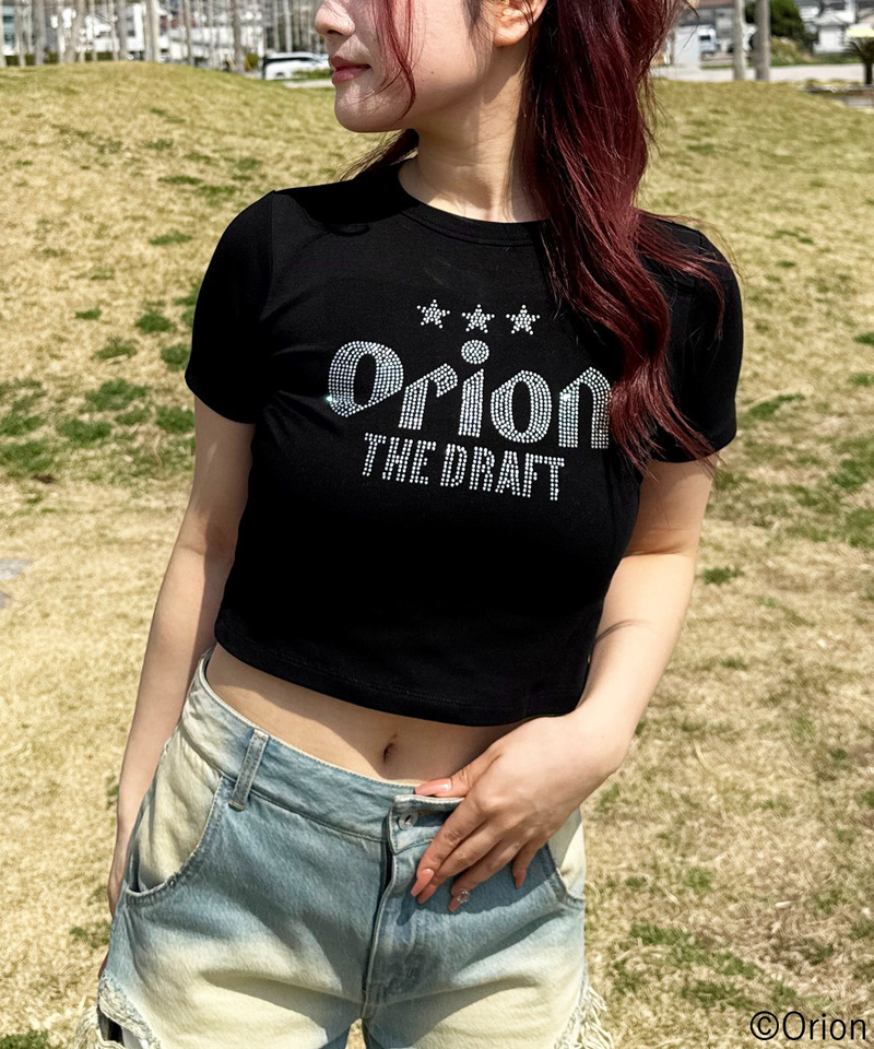 【Orion/オリオン】ラインストーンちびTシャツ 詳細画像 ブラック 12