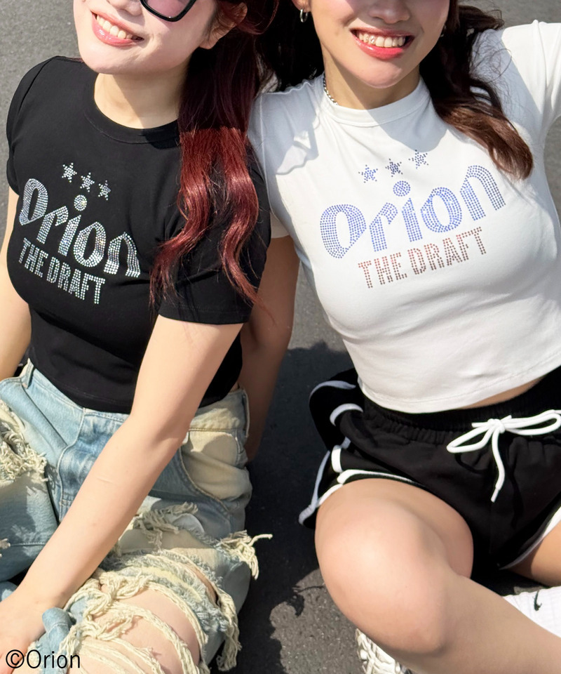 【Orion/オリオン】ラインストーンちびTシャツ 詳細画像 ブラック 13