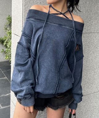 チョーカーピグメントオーバーチュニック