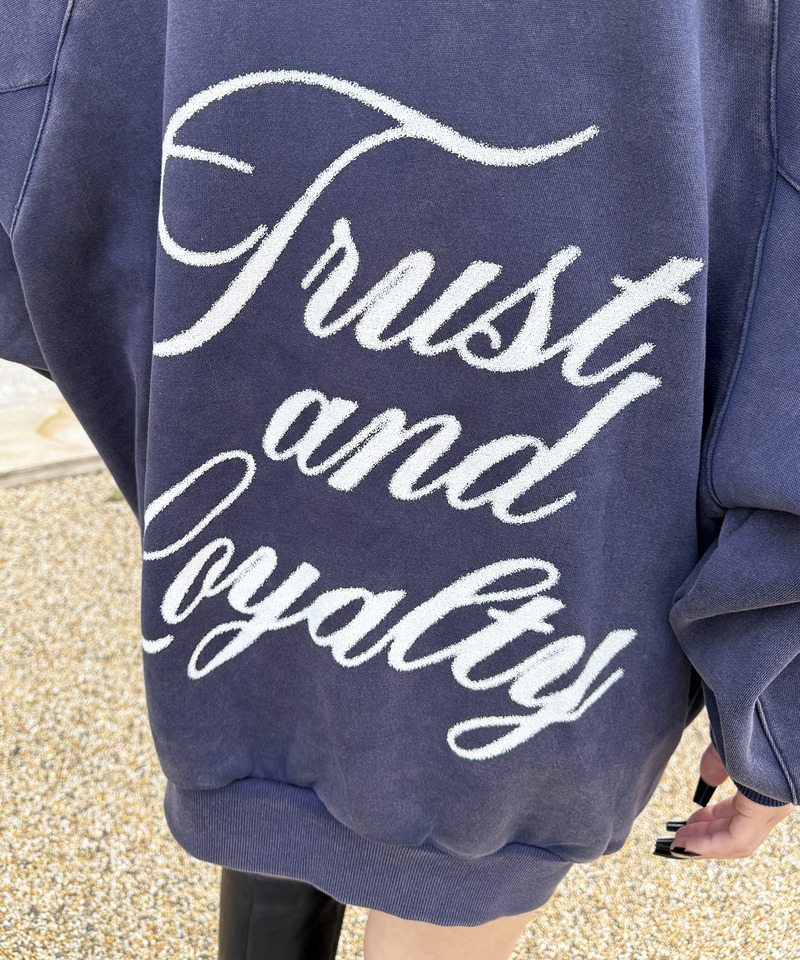 ピグメントドルマンパーカーワンピース 詳細画像 ブルー 4