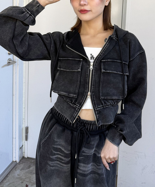 フロストバイオ加工パーカー 詳細画像