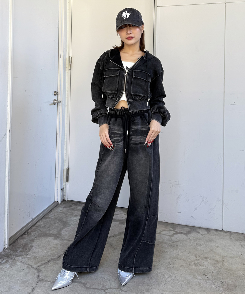 フロストバイオ加工パーカー 詳細画像 ブラック 2