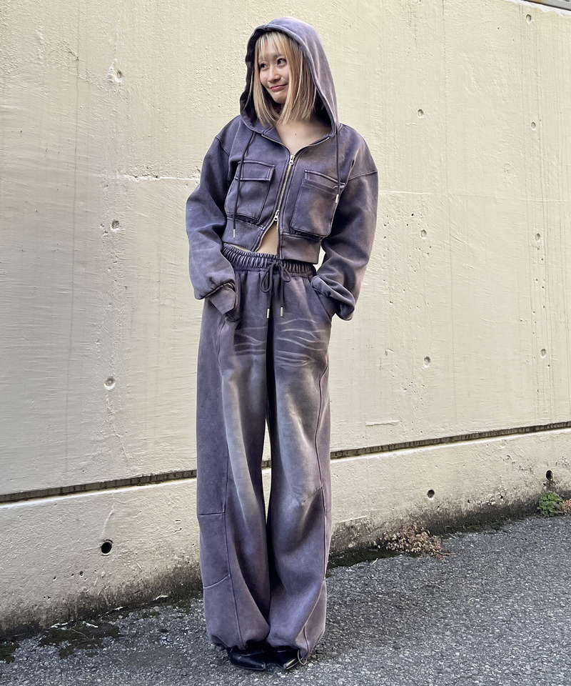 フロストバイオ加工パンツ 詳細画像 パープル 3