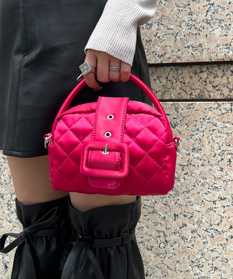 キルティングチェーンミニBAG 詳細画像 ピンク 1