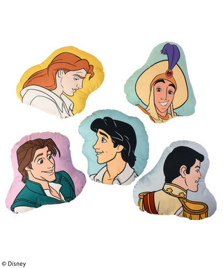 【Disney/ディズニー/プリンス】ダイカットクッション
