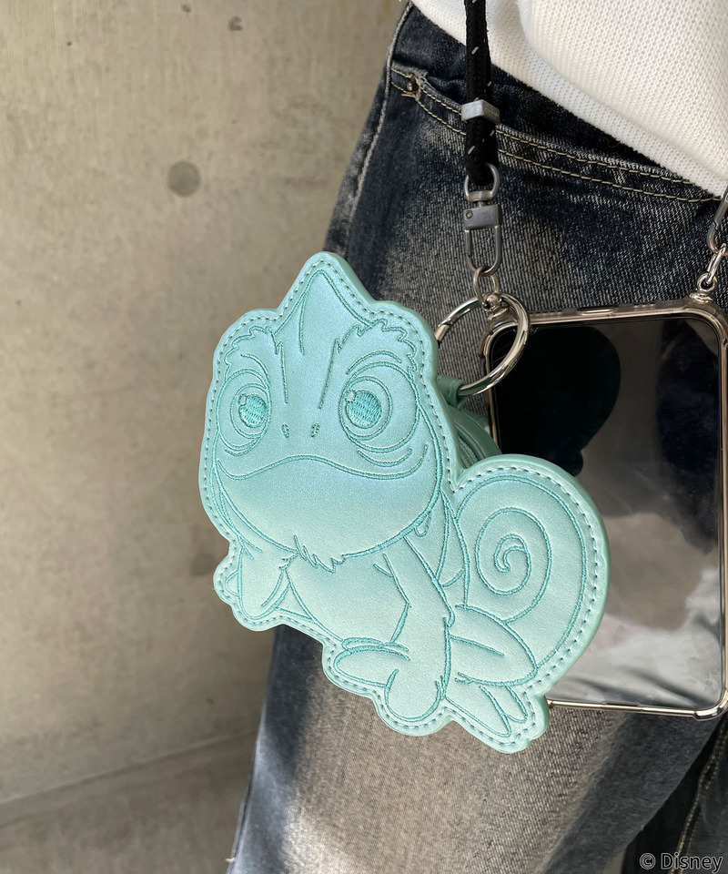 【Disney/ディズニー/ラプンツェル/パスカル】マルチポーチ 詳細画像 グリーン 9
