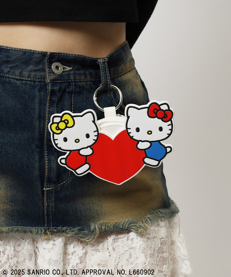 【Sanrio characters/サンリオキャラクターズ】マルチポーチ ミミィ+キティ 詳細画像 ホワイト 2