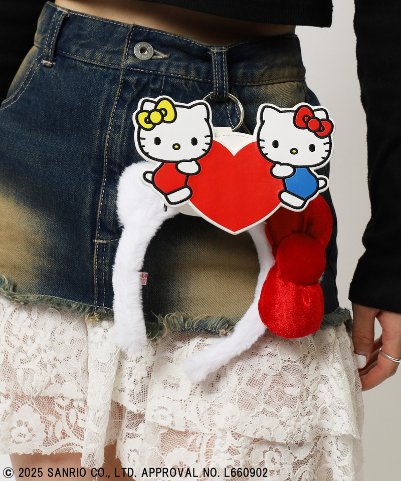 【Sanrio characters/サンリオキャラクターズ】マルチポーチ ミミィ+キティ 詳細画像 ホワイト 3