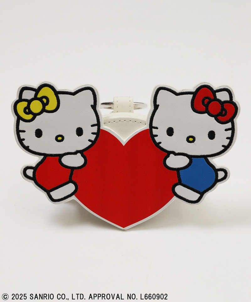 【Sanrio characters/サンリオキャラクターズ】マルチポーチ ミミィ+キティ 詳細画像 ホワイト 5