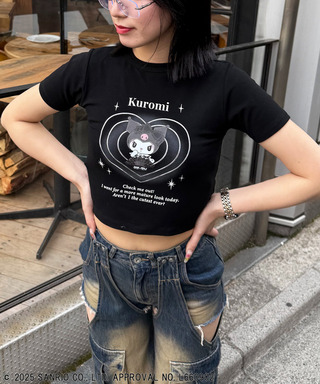 【Sanrio characters/サンリオキャラクターズ】クロミＴシャツ