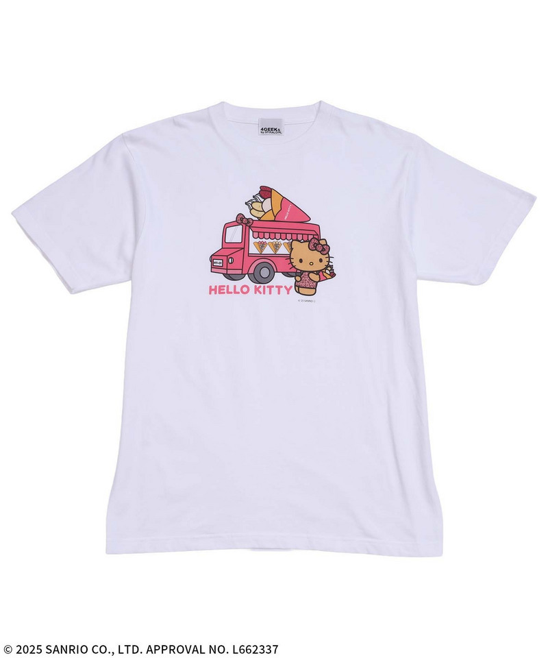 【Sanrio characters/サンリオキャラクターズ】ハローキティスーベニアTシャツ 詳細画像 ホワイト系 7